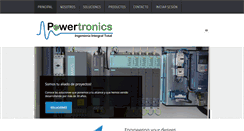 Desktop Screenshot of powertronicsmexico.com